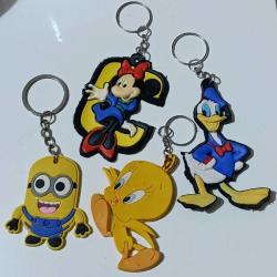Minnie mouse Donald ducks Tweety Minions figür anahtarlık set süs aksesuar nostalji tasarım hediye vintage retro koleksiyon