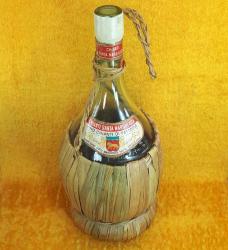 RETRO CHIANTI SANTA MARGHERITA VINO D'ITALIA HASIR KAPLI BOŞ ŞİŞE