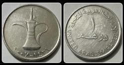 2007 · ١٤٢٨ - 1 Dirhem (Birleşik Arap Emirlikleri)/UAE - YBMBAE07 / KM#6.2  “Kanada Basım”