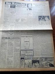 Vatan Gazetesi - 24 Mayıs 1954 - Ahmet Emin Yalman Köşe Yazısı - Hükümet Programı Demokrat Parti Grubunda Okundu - Partizan Memurlar Tasfiyeye Tabi Tutulacak - Komünistler Hanoi Üzerine Yürüyor - Macaristan İngiltere'yi 7 1 Mağlup Etti- Faiz Kaymak Kıbrıs'ta Rumların Yüzde 63'ü Komünisttir Dedi - Futbol Federasyonu Başkanı Ulvi Yenal - Güreşçilerimiz Dün De Altı Galibiyet Kazandılar - İstanbul Emniyet Müdürü Alaeddin Eriş Oldu - Bir Çift Cambazın Nikahı Tel Üzerinde Kıyıldı - Denizde İsyan Yazan Herman Wouk Yazı Dizisi - 50 Japon Balıkçısı Daha Atomdan Hastalandı - Suudi Arabistan Kralı'nın 90 Bin Liralık Otomobili - Hoş Memo Karikatür - Sanat Aleminde Adalet Cimcoz Maya'nın Durumunu İzah Ediyor - General Ali Fuat Cebesoy'un Siyasi Hatıraları Yazı Dizisi - Migros Karşısında Esnafın Endişesi - Kalay Kralının Kızı İsabelle Patino'nun Hazin Akıbeti - Jigolo Yazan Daniel Harper Yazı Dizisi - Tokyo Serbest Güreş Dünya Şampiyonası - Beşiktaş Vefa'yı Dün 2 0 Mağlup Etti - Fenerbahçe