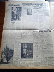 Vatan Gazetesi - 24 Mayıs 1954 - Ahmet Emin Yalman Köşe Yazısı - Hükümet Programı Demokrat Parti Grubunda Okundu - Partizan Memurlar Tasfiyeye Tabi Tutulacak - Komünistler Hanoi Üzerine Yürüyor - Macaristan İngiltere'yi 7 1 Mağlup Etti- Faiz Kaymak Kıbrıs'ta Rumların Yüzde 63'ü Komünisttir Dedi - Futbol Federasyonu Başkanı Ulvi Yenal - Güreşçilerimiz Dün De Altı Galibiyet Kazandılar - İstanbul Emniyet Müdürü Alaeddin Eriş Oldu - Bir Çift Cambazın Nikahı Tel Üzerinde Kıyıldı - Denizde İsyan Yazan Herman Wouk Yazı Dizisi - 50 Japon Balıkçısı Daha Atomdan Hastalandı - Suudi Arabistan Kralı'nın 90 Bin Liralık Otomobili - Hoş Memo Karikatür - Sanat Aleminde Adalet Cimcoz Maya'nın Durumunu İzah Ediyor - General Ali Fuat Cebesoy'un Siyasi Hatıraları Yazı Dizisi - Migros Karşısında Esnafın Endişesi - Kalay Kralının Kızı İsabelle Patino'nun Hazin Akıbeti - Jigolo Yazan Daniel Harper Yazı Dizisi - Tokyo Serbest Güreş Dünya Şampiyonası - Beşiktaş Vefa'yı Dün 2 0 Mağlup Etti - Fenerbahçe
