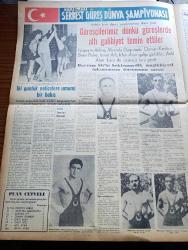 Vatan Gazetesi - 24 Mayıs 1954 - Ahmet Emin Yalman Köşe Yazısı - Hükümet Programı Demokrat Parti Grubunda Okundu - Partizan Memurlar Tasfiyeye Tabi Tutulacak - Komünistler Hanoi Üzerine Yürüyor - Macaristan İngiltere'yi 7 1 Mağlup Etti- Faiz Kaymak Kıbrıs'ta Rumların Yüzde 63'ü Komünisttir Dedi - Futbol Federasyonu Başkanı Ulvi Yenal - Güreşçilerimiz Dün De Altı Galibiyet Kazandılar - İstanbul Emniyet Müdürü Alaeddin Eriş Oldu - Bir Çift Cambazın Nikahı Tel Üzerinde Kıyıldı - Denizde İsyan Yazan Herman Wouk Yazı Dizisi - 50 Japon Balıkçısı Daha Atomdan Hastalandı - Suudi Arabistan Kralı'nın 90 Bin Liralık Otomobili - Hoş Memo Karikatür - Sanat Aleminde Adalet Cimcoz Maya'nın Durumunu İzah Ediyor - General Ali Fuat Cebesoy'un Siyasi Hatıraları Yazı Dizisi - Migros Karşısında Esnafın Endişesi - Kalay Kralının Kızı İsabelle Patino'nun Hazin Akıbeti - Jigolo Yazan Daniel Harper Yazı Dizisi - Tokyo Serbest Güreş Dünya Şampiyonası - Beşiktaş Vefa'yı Dün 2 0 Mağlup Etti - Fenerbahçe