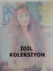 PS Magazin Haftalık Magazin ve Siyasi Aktüalite Dergisi - 4 Ağustos 1991 - Sayı:100 - En Güzel Kürt - Evlatlık Elem'in acıklı öyküsü - İlker Sarıer - Zuhal Olcay içini döktü - Ümit Çeliker - Burhaniye Ören- Fis Kos Kazanı - Oba'da - Uğur Yücel - Sezen Aksu - Ali Rıza Kardüz - Aykut Işıklar - Ve sonunda çıpa üzerinde de sevişti - Haftanın Dedikodusu - Bu Kargalar Uslanmaz - Defne Yalnız şansını döndüren sırrı sizinle paylaşmak istiyor - Mem Ü Zin - Meltem Doğanay - Ümit Elçi - Eser Giray - Erdal Gülver - Orhan Vural - İktidarsız SHP - Ruhat Biliktan - Saray Regency Otel Sevil Butik - Gazinolar pahalı konsere burun - Sezen Aksu - Nükhet Duru - Leman Sam - Cem Karaca - Aysun Kocatepe - Erol Evgin - Aykut Işıklar - Hollywood'da Kirli Çamaşır Hiç Bitmiyor - Julia Phillips - Francis Ford Coppola - Teoman Orberk - Lüksü ve denizi sevenlere - Serin bir şapka - Uzun Menzilli dedektör - Kare Bulmaca - Süper Sabah - Güneş Boğa burcunda parlıyor - Yasemin Boran - Astroloji haberi - Tam Takım Dergi