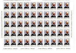 5 Haziran 2009  Atatürk Konulu Sürekli Posta Pulları  5 Kuruş