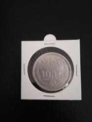 Mısır. 10 Piastres AH 1335 – 1917. Sultan Hüseyin Kamil. Gümüş. KM#319