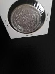 Mısır. 10 Piastres AH 1335 – 1917. Sultan Hüseyin Kamil. Gümüş. KM#319