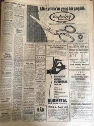 HÜRRİYET GAZETESİ  10 EYLÜL 1965 YIL :18 SAYI :6237--Kardeş Pakistan a yardım Ankara da ele alındı --Pakistan ,Hindistan 'nın  sanayi bölgelerine paraşütçüler indirdi ---Madanoğlu Gönüllülere Teşekkür Edecek ---Petrol grevi yapılmıyor --313 bin  lira kazanan  Şeriman futbol için ne zevksiz  şey dedi ---Vergilerin  açıklanması  tenkit edildi ---İzmir in  kurtuluşunun 43. yıldönümünü  dün kutlandı --Genç ve güzel karısını  lüks Rolls -Royce  otosu  ile turistlere  kiralıyor ---Fatih Camiinin  medreseleri altında 25 dükkan yapılacak ---Müslüman kardeşler geçen ay başkan Nasır ı öldürecekti --Hyde Park ta aşk başkadır ---Anderlecht Fenerbahçe yi uyuttu--Fenerbahçe ,Brüksel de ki maç için çim sahada çalışacak --Namzet kadroya Talat ve Nedim çağırılacak ---Gelecek yıl bakan güreşleri Yugoslavya da  yapılacak --Sabırsız  şoförün başı  dertte ---Foto -Radar cihazı Ankara -İstanbul yolunda süratli  giden vasıtaların resmini çekecek ---Evet Tam 40 yaşındayım --CHP 42 Yaşında ----