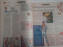 PS Akşam Magazin Haftalık Magazin ve Siyasi Aktüalite Dergisi - 19 Aralık 1999 - Milenyumu karşılamaya hazır mısınız? - İdil Çeliker - Şehnaz Çakıralp - Arnold Schwarzenegger - Uyku Ruhunuzun Aynası - Savaş Ay - Ceyhan Altınyelek - Tıpta mucize: Yaşlanma tarih oldu - Aykut Işıklar - Milenyumu karşılamaya hazır mısınız? - Baharat kokulu güzel - Bill Clinton - Kostas Simitis'den - Kamer Genç - Rüştü Reçber - Muazzez Ersoy ile Nostaljik Geceler - 2000'in kadın Trend'leri - Suzi - Marina Maurachicinel - Nurşah Okay - Aslıhan Koruyan - Feza Tamer - Nefise Karatay - Emine Ün - Duygu Ulaş - Asitliyseniz yandınız - Pul para oldu - Gizli Cennet - Galapagos adaları - Bir yüzyıl esti geçti - Sosyeteyi buluşturan sergi - Milenyum'da yıldız falınız - Ali Soysal - Osmanlı'nın ziyafet sofrası: Darüzziyafe - Barış Bardakçı - Kendini yıkmak özgürlüktür - Arap-İskandinav birlikteliği - 33 sanatçıyla takının yorumu fotoğraf ve haberi - Tam Takım Dergi