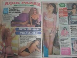 Süper Cumartesi Haftalık Magazin ve Siyasi Aktüalite Dergisi - Müge - Almanya'da yabancı kulüplerde sükse yapıyor... - Güzelliği Allah vergisi - Savannah - Karen - Sabrina - Vera - Beate - Lynette - Saskia - Benim Popom İyidir - Açık Pazar - Hülya Mutlu - Artık onlar da milli oldular - Reyhan Cansu - Melisa - Gülben Ergen - Gülşah Dilek - Deniz burcu - Ali Yatkın - Buse Başar Posteri - Derya kuzusu bu Derya - Yaşanmış Öyküler - Ankara'dan Arzu'nun öyküsü - ''Artık pişman değilim'' - Önümüzde iyi günler var! - Medyum Damla'ya göre - Komedya Çizgi Romanı - Tecavüz Şekilleri - Bulmaca - Bir Hoş Seda - Seda Öz fotoğraf ve haberi - Tam Takım Dergi