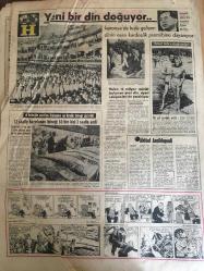 HÜRRİYET GAZETESİ  24 EYLÜL 1964 YIL :17 SAYI :5891---Yedek subaylık 6 ay uzatıldı --Siyasi Mahkumlar Affediliyor --Kurukafayı  iki tıp öğrencisi denize atmış ---Bütün aile ,bir babayı esrarkeşlikte  itham etti --Bir iki gün içinde değiştirme  birliği meselesinde  anlaşma olacak ---Belçikalı Gazeteci bir dolar ile dünya seyahati yapıyor ---İlkokulda  öğrenci sayısı  büyük oran da artıyor ---Türkiye ,okuyup yazma bakımından dünya da sondan  4. geliyor --Türk gıda maddeleri  teşhir ediliyor  ,fakat satılmıyor ---G.Kılıç ,vazife kabul etmedi --Turgay ı takımdan Ulvi Yenal atmış ---Namzetler K.Paşayı  dün 6-1 mağlup etti ---Tokyo dönüşü Atik in  vazifesi sona erecek ---Ruslar ,Türkiye ye uydurma  bir güreş takımı ile  gelmişler---Yeni bir din doğuyor ----Rüçhan Adlığ ın  açıklaması --Soğuk ve yağış bir iki gün daha sürecek --Kıbrıs Pulu 1 Ekim de Çıkıyor --