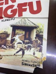 ÖLDÜREN KUNG FU, (SUPERIOR KUNG FU) ÇİNCE KUNG FU DÖVÜŞ SİNEMA FİLM AFİŞİ / POSTERİ - BÜYÜK BOY - ORİJİNAL - 100 X 67 cm EBADINDA - Original Turkish Big Size Movie Poster - BRUCE LEE, AKIN FİLM
