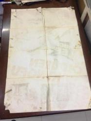 ÖLDÜREN KUNG FU, (SUPERIOR KUNG FU) ÇİNCE KUNG FU DÖVÜŞ SİNEMA FİLM AFİŞİ / POSTERİ - BÜYÜK BOY - ORİJİNAL - 100 X 67 cm EBADINDA - Original Turkish Big Size Movie Poster - BRUCE LEE, AKIN FİLM