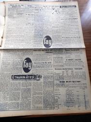Vatan Gazetesi - 15 Ağustos 1956 - Suçlu Yazan Orhan Kemal Yazı Dizisi - Ahmet Emin Yalman Köşe Yazısı - Osman Bölükbaşı Erzincan'da Sıkı Tedbirlerle Karşılandı - Yunanlılar Soydaşlarımız Arasına Nifak Sokuyorlar - Zeki Müren'e Mahkemeye Verildi - Kıbrıs'taki Türk Okullarına 60 Sandık Kitap Gönderilecek - Sarayburnunda Dün Balık Tutma Müsabakası Yapıldı - Mermi Fabrikasında Bir Yangın Çıktı - Hoş Memo Karikatür - General Ali Fuat Cebesoy'un Siyasi Hatıraları Yazı Dizisi - Cimcimeler Çizgi Roman Charles Schulz - Ella Sinders Çizgi Roman Fred Fox - Etna'nın Ateşi Yazan Henri Castillou Yazı Dizisi - Radyo Bulmaca -  Fenerbahçe Her Hafta Maç Yapacak - Wimbledon Şampiyonu Yenildi - Boks Şampiyonu Mari D'agata Unvanını Koruyacak - Karşıyaka Futbol Takımı İstanbul'a Geliyor - Beynelmilel izcilik Toplantısı