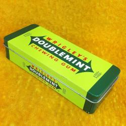 WRIGLEY'S DOUBLEMINT CHEWING GUM BOŞ TENEKE KUTU