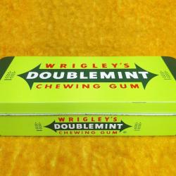 WRIGLEY'S DOUBLEMINT CHEWING GUM BOŞ TENEKE KUTU