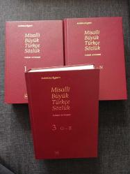 Misalli Büyük Türkçe Sözlük (Kubbealtı Lugatı) (3 Cilt Takım) (Ciltli)