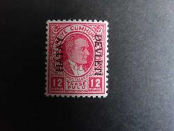 HATAY ** 1939 Atatürk Takse Pulu Üzerine Siyah Şürşarj [ISF H49] MNH katalog 6750 TL