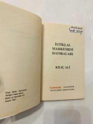 İstiklal Mahkemesi Hatıraları