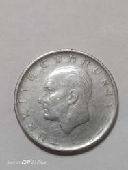 TÜRKİYE CUMHURİYETİ 1 LİRA 1966 ( TERS )ÇT