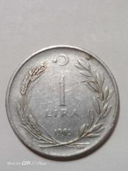 TÜRKİYE CUMHURİYETİ 1 LİRA 1966 ( TERS )ÇT