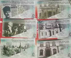 MUSTAFA KEMAL ATATÜRK 0 EURO SET FANTAZİ PARA SINIRLI BASIM