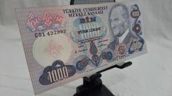 1000 Türk Lirası 6 Emisyon   C51432992 Çok Çok Temiz Diri Kağıt yapısı