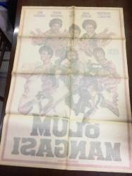 ÖLÜM MANGASI, 1981, SİNEMA FİLM AFİŞİ ÇİZİM/ POSTERİ - BÜYÜK BOY - ORİJİNAL - 99 X 68 cm EBADINDA - Patrick G. Donahue, Patrick G. Donahue, Jean Glaudé, Jeff Risk, Jerry Johnson, Francisco Ramírez, Bill Cambra, Gary Fung, Marc Sabin, Cameron Mitchell, Alan Marcus, Mike Donahue - AKIN FİLM