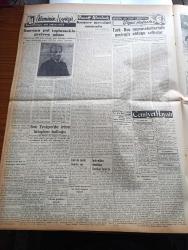 Vatan Gazetesi - 22 Haziran 1954 - Libya Başbakanı Mustafa Ben Halim Ankara'ya Geldi - İstanbullulara Günde 9 Gram Şeker Düşüyor - İstanbul'da 13 14 Kişiye Bir Mesken Düşüyor - Guatemala'da Dün Gece Sıkı Yönetim İlan Edildi - Şehir Tiyatrosu Sezona Hazırlıksız Giriyor - Dünya Kupasında Türk Alman Milli Takımları Karşılaşıyor - Denizde İsyan Yazan Herman Wouk Yazı Dizisi - Karaköy Köprüsünün Tamirine Devam Ediliyor - Apollo Sirki - Hoş Memo Karikatür - Japon Silah Endüstrisi Yeniden Kurulacak - İsrail Havayolları Türkiye'den Geçen Yeni Hat Kuruldu - Sigaranın Kanser Üzerinde Yaptığı Tesir - İzmir Fuarını Başbakan Adnan Menderes Açacak - Pul Aleminin İçyüzü Derleyen Nur Sabuncuoğlu Yazı Dizisi - General Ali Fuat Cebesoy'un Siyasi Hatıraları Yazı Dizisi - Yarış Atları Nasıl Yetiştiriliyor - Bu Yerin Ötesinde Yazan Cronin Yazı Dizisi - Çapamarka - Lüks Traş Bıçağı - Devlet Tahvilleri Yükseliyor - Dünya Kupası Futbol Müsabakaları - Arkadaşımız Ahmet Bahtiyar Bildiriyor Yugoslavya Brezilya