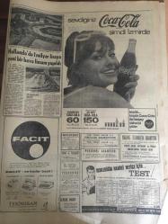 HÜRRİYET GAZETESİ 19 EKİM 1967 YIL :20 SAYI :6996---Sovyet Uzay Aracı Dün Çoban Yıldızı Venüs e İndi ---Yeni Fabrikalar Kurulacak --Göztepe :0 Anvers : 0--Evlerinden kaçan iki genç  kadın emniyette buluştu ---Marmara ,kaçakçıların alış -veriş yeri oldu ---Avusturalya  ya ilk Türk işçi kafilesi  yılbaşında gidecek ---NATO için Almanya da 40 santim alçalan  tank yapıldı ---Rus  casus  kraliçe  Elizabeth in  kaldığı  otelde  yatak odası konuşmalarını  bile dinlemiş --Hollanda da bir firma  eski traktörleri boyayıp  Türk işçilerine satmış --Hollanda da 1 milyar liraya yeni bir  hava limanı yapıldı ---Edirnespor Rus  asıllı bir futbolcu  transfer  edecek --Eskişehir spor un  moral  maçı ---Sakarya Spor da oynayan  iki Brezilyalı  Türkçe  öğrendi ---Türkiye Atletizm Şampiyonası  Yarın  Antalya da Başlıyor ---Çoban Yıldız 'ından haber  var --