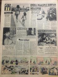 HÜRRİYET GAZETESİ  20 TEMMUZ 1965 YIL :18 SAYI :6185---61 Bin 677 kişiye bir milletvekili düşecek ---Karaköy yeraltı  geçidi törenle hizmete açıldı ---Bu yıl terfi  sırası  gelen 200 Albaydan  35 i General olacak ---Turistler lisanlarına  göre  bu aletlerin  sesleriyle  toplanıp  Efes i ziyaret ediyor ---Bir  bankayı 235 bin  lira  dolandırıp  kaçtı ---Ezan yine hoparlörle okunacak --Syngman Rhee öldü ---Komalık olan Kılıç ,Kırlı Horoz u  öldürdü ,Tahta Bacak ı yaraladı ---Girit  te Yunan Kıralı aleyhine  gösteriler oldu ---Sebze ,meyva  pahalılığı  karşısında Belediye sıkı bir kontrole başladı --Fenerbahçe 200 bin lira ile 3-4 tane Yaşar yetiştirdi --Yaşar ,bugün Fenerbahçeli oluyor --Fenerbahçe nin rakibi Anderlecht mevsimi pazartesi günü açıyor --Birinci  ve ikinci Türkiye lig  maçları 4 Eylül de başlıyor ----Emekli Maaşıyla Dünya yı Dolaşıyor --Demirel in babası  belediye reisi  seçildi --