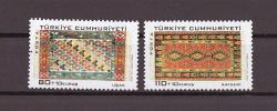 2010 Geleneksel Türk Sanatları (Kilim) Mnh Lüks Tam Seri Pul