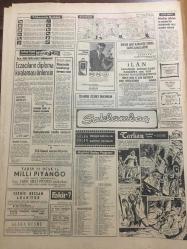 HÜRRİYET GAZETESİ  23 OCAK 1968 YIL :20 SAYI :7090---Sunay ,Arap Milletlerine Beslediğimiz Kardeşçe Duyguyu İleteceğim Dedi ---Türk kesimlerine  giden bütün yollar  kapatıldı --Bütçe Komisyonunda  Dün Personel Kanunun Bir An Önce Tatbiki İstendi ---Güzel  yüksek mühendis  Özgen , gelin  gittiği Almanya da intihar etti --Bangkok da ki Çin pazarı --Çeyrek finalin 2 takımı bu hafta  belli oluyor --Ordu Takımımız  dün Belçika ya  hareket  etti --Gegiç Alnımızın  teri ile  tur atladık  dedi ---Tayland  da  Melike Ferah  ın  yoluna gül ve pirinç  serpildi --Yunan Şilebinin  Battığı Yerde Bir de Yugoslav Gemisi Karaya Oturdu---Telefon faturasını ödemek için evlerini  satışa çıkardılar --Başkan Johnson Kosigin e gizli bir  mesaj gönderdi --Zeytinyağı  sanıklarının duruşmasından 41 şahit dinlendi --AP Grubuna verilen gensoru  önergesinde  Kürşat ın Bakanlıktan  alınması  istendi ---Yardley  parfümerinin  sahibesi homoseksüel kocasından ayrıldı ---