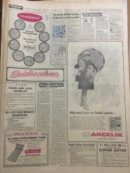 HÜRRİYET GAZETESİ  23 OCAK 1968 YIL :20 SAYI :7090---Sunay ,Arap Milletlerine Beslediğimiz Kardeşçe Duyguyu İleteceğim Dedi ---Türk kesimlerine  giden bütün yollar  kapatıldı --Bütçe Komisyonunda  Dün Personel Kanunun Bir An Önce Tatbiki İstendi ---Güzel  yüksek mühendis  Özgen , gelin  gittiği Almanya da intihar etti --Bangkok da ki Çin pazarı --Çeyrek finalin 2 takımı bu hafta  belli oluyor --Ordu Takımımız  dün Belçika ya  hareket  etti --Gegiç Alnımızın  teri ile  tur atladık  dedi ---Tayland  da  Melike Ferah  ın  yoluna gül ve pirinç  serpildi --Yunan Şilebinin  Battığı Yerde Bir de Yugoslav Gemisi Karaya Oturdu---Telefon faturasını ödemek için evlerini  satışa çıkardılar --Başkan Johnson Kosigin e gizli bir  mesaj gönderdi --Zeytinyağı  sanıklarının duruşmasından 41 şahit dinlendi --AP Grubuna verilen gensoru  önergesinde  Kürşat ın Bakanlıktan  alınması  istendi ---Yardley  parfümerinin  sahibesi homoseksüel kocasından ayrıldı ---