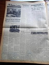 Vatan Gazetesi - 24 Haziran 1954 - Karısını Baldızını Kaynanasını Öldüren Katil Hikmet Küçük Müşahede Altına Alındı - Bir Şehit Anasına 100 Dolar Verilecek - Tarsus'tan Vatan'a Yazan Fasih İmal Yazı Dizisi - Ankara'da Gizli 46 Ton Ve 74 Sandık Kesme Şeker Bulundu - Komisyon Kırşehir İlgasını Kabul Etti - Server Somuncuoğlu CHP'den İstifa Etti - Orgeneral Salih Omurtak Vefat Etti - Kışlalarda Ranza Usulü Kalkıyor - Başbakan Adnan Menderes Libya Başbakanı Mustafa Ben Halim İle Görüştü - Fen Dekanlığına Nüzhet Gökdoğan Seçildi - Denizde İsyan Yazan Herman Wouk Yazı Dizisi - Başbakan Nehru'ya Suikast Teşebbüsü Meydana Çıkarıldı - Yugoslav Ordusu Fotoğraf Sergisi Açıldı - Hoş Memo Karikatür- Amerikalı Bilgin Doktor Karl T. Compton Dün Öldü - Pul Aleminin İçyüzü Derleyen Nur Sabuncuoğlu - Galatasaray Lisesi'nden Mezun Bir Genç Limon Satıyor - General Ali Fuat Cebesoy'un Siyasi Hatıraları Yazı Dizisi - Bu Yerin Ötesinde Yazan Cronin Yazı Dizisi - Dünya Kupası Futbol Müsabakaları - Milli Takım