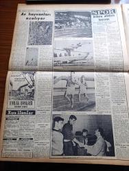 Vatan Gazetesi - 12 Temmuz 1954 - Yeni Dostumuz Kanada Yazan Ahmet Emin Yalman Köşe Yazısı - Tarsus Vapuru Charleston'da Tezahüratla Karşılandı - Cankurtaran'da Bir Fırından Alınan Ekmeğin İçinden Böcek Çıktı - Ortadoğu Elçilerimiz Bugün Toplanıyorlar - Büyük Bir Döviz Kaçakçılığı Tahkikatı Yapılıyor - Tramvay Hatlarının Kalkması Muhtemel - Türkiye Dışişleri Bakanı Fuat Köprülü Yugoslavya'ya Gidecek - Başbakan Adnan Menderes Sarıyar Barajını Gezdi - Denizde İsyan Yazan Herman Wouk Yazı Dizisi - İstanbul Metrosu Sondaj Çalışmaları Başlıyor - Cumhurbaşkanı Celal Bayar Atatürk Kız Lisesi Mezunları Arasında - General Ali Fuat Cebesoy'un Siyasi Hatıraları Yazı Dizisi - Bu Yerin Ötesinde Yazan Cronin Yazı Dizisi - Cemiyet Hayatı - Ankara Atletizm Bayramı - Av Hayvanları Azalıyor - İzmir'de de Gece Maçları Yapılacak - Müttefik Kuvvetler Avrupa Başkomutanı Gruenther Rusya Savaş Gücünü Arttırıyor Dedi - Çapamarka - Apollo Sirki - Doğubank - Makine Kimya Endüstrisi Kurumu - Ziraat Bankası