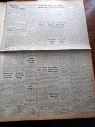 Vatan Gazetesi - 12 Temmuz 1954 - Yeni Dostumuz Kanada Yazan Ahmet Emin Yalman Köşe Yazısı - Tarsus Vapuru Charleston'da Tezahüratla Karşılandı - Cankurtaran'da Bir Fırından Alınan Ekmeğin İçinden Böcek Çıktı - Ortadoğu Elçilerimiz Bugün Toplanıyorlar - Büyük Bir Döviz Kaçakçılığı Tahkikatı Yapılıyor - Tramvay Hatlarının Kalkması Muhtemel - Türkiye Dışişleri Bakanı Fuat Köprülü Yugoslavya'ya Gidecek - Başbakan Adnan Menderes Sarıyar Barajını Gezdi - Denizde İsyan Yazan Herman Wouk Yazı Dizisi - İstanbul Metrosu Sondaj Çalışmaları Başlıyor - Cumhurbaşkanı Celal Bayar Atatürk Kız Lisesi Mezunları Arasında - General Ali Fuat Cebesoy'un Siyasi Hatıraları Yazı Dizisi - Bu Yerin Ötesinde Yazan Cronin Yazı Dizisi - Cemiyet Hayatı - Ankara Atletizm Bayramı - Av Hayvanları Azalıyor - İzmir'de de Gece Maçları Yapılacak - Müttefik Kuvvetler Avrupa Başkomutanı Gruenther Rusya Savaş Gücünü Arttırıyor Dedi - Çapamarka - Apollo Sirki - Doğubank - Makine Kimya Endüstrisi Kurumu - Ziraat Bankası