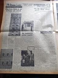 Vatan Gazetesi - 23 Haziran 1954 - İbni El Sunusi Celal Bayar'a Mesaj Gönderdi - Başbakan Adnan Menderes Tarafından Libya Başbakanı Mustafa Ben Halim'e Verilen Ziyafet - Karaborsa Pahalılığın Tesirini Arttırıyor - Guatemala'da Dün Büyük Çarpışma Oldu - Dünya Kupası Garaj Maçında Türkiye Almanya İle Karşılaşıyor - Sendikaların Konfederasyona Müracaatleri - Tarsus'tan Vatan'a Yazan Fasih İmal Yazı Dizisi - Belediye Seçim Kanunu Değişiyor - 12. Dil Kurultayı için Hazırlık - Denizde İsyan Yazan Herman Wouk Yazı Dizisi - Geçmişte Bugün Hatay Anavatana Kavuşuyor - Sovyetler De Atom Topu Yapmışlar - İzmir'de Genelev Kadınları Sendika Kuracaklar - General Ali Fuat Cebesoy'un Siyasi Hatıraları Yazı Dizisi - Pul Aleminin İçyüzü Derleyen Nur Sabuncuoğlu Yazı Dizisi - Vatan Radyo İlavesi - İstanbul Radyosu Stüdyo Mühendisinin Bir Bayan Olduğunu Biliyor Musunuz - Yüksek Mühendis Mualla Acar - Bu Yerin Ötesinde Yazan Cronin - Pal Traş Bıçağı - Radyolin - Türkiye Kore Milli Maçından Fotoğraf