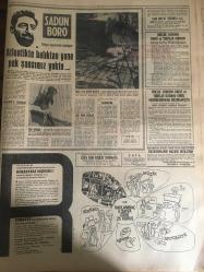 HÜRRİYET GAZETESİ 8 TEMMUZ 1968 YIL :21 SAYI :7254--Sovyet şilebinde kriz  geçirip öldü ---Cemal Erciman Kupayı Alırken Heyecandan Gözyaşı Döktü ---Gecekondu konusunda  AP ile CHP Tartıştılar ---Çağlayangil  Moskova ya Gidiyor ---Esnaf -sanatkar için sigorta sistemi kurulacak ---Yalovalılar  da meşhur hikayeyi  bir daha andı ---22 yıllık muhtar güllü Mahmut  dövülerek  öldürüldü --62 Yaşındaki  politikacı  oğlu olursa  adını Mustafa koyacak ---Doğu Berlin de Kanlı İltica  --7 Günde 5 milyon lira sarf edildi ---Fenerbahçe Molnara kaleci ısmarladı ---Birinci  gelen Rusya ile sonuncu  Mısır  arasındaki saat farkı bir günü  geçiyor ---Gündüz Kılıça ilk teklif  Beşiktaş tan geldi --Rüyalarındaki  Tatile Kavuştular ---Plaskovitis Tutuklandı---Kavgayı ayırmak isterken öldü --