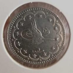 5 MEHMED REŞAD 5 KURUŞ 1327/1 BURSA GÜMÜŞ ÇA+ 