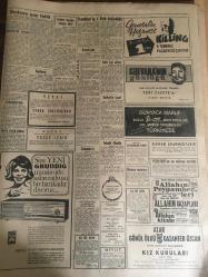 HÜRRİYET GAZETESİ 7 TEMMUZ 1968 YIL :21 SAYI :7253---Frankfurt ta bir Alman ın balkondan ateş yağmuruna tuttuğu 3 Türk ten biri öldü biri kötürüm kaldı --Sahte diploma ile terhis  belgesi satan dolandırıcı  tutuldu ---Blaıberg  in durumu yine  ağırlaştı ---Falcı Rose Stoler e göre Dünya karışacak ---Bademcikleri  ameliyatla alma yerine kurutma usulü keşfedildi ---Eskişehir Vefalı Zeki nin peşinde ---Hollandalı Hertog birinci geldi --329 Millik heyecan fırtınası için 8 tekne  yelken basacak ---Selim :Paralar suyunu çekti --Bir  Türk işçi ailesi  Alman hududunda  dayak yedi --İki sendikanın  yetkisi hakkında  tespit  yapılacak ---Yüksel Teknik Okulda İşgal Kalkıyor ---Sevdiği kızın nişanlısını  öldürdü --Tüp içinde  canlı varlık :Tıp zayıf bünyeli  kalbi kadınları da anne olmak mutluluğuna  kavuşturmak üzere ---Galatasaray ın Yugoslav  antrenörü Kaloperoviç 9 bin lira maaş alacak --- Che Guevara nın Günlüğü ------