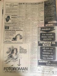 HÜRRİYET GAZETESİ  4 ŞUBAT 1968 YIL :20 SAYI:7102---Çağlayangil in nerede olduğunu bilen yok ---Ünlü film artisti polis tarafından evinde yakalandı ---Deney için tutulup hastaneye getirilen köpek kuduz çıktı ---Demirel :Parlamentoyu  felce  uğratmak sakim bir yoldur  dedi ---Harem de şehirlerarası  otobüs  terminali yapılması isteniyor ---Cinsel serbestlik faydalı mı ,zararlı mı ?--Aşırı kıskançlık boşanma sebebi oldu --Fenerbahçe yi penaltı  golü kurtardı :1-0---Beykoz İst.Spor namağlup unvanını sildi : 2-1---Bütün Bursa ,Göztepe maçı heyecanı içinde ---Beşiktaş -Vefa Galatasaray -Mersin . İ.Yurdu ile Oynuyor ----İzdivaç kararını vermeden düşünmeli ,boşanmak için acele edilmemeli ---PTT ,A.Gücü ne  fark yaptı :3-0---Kütahya ,CSKA ile 1-1 berabere ---Adanaspor Petrol Ofis te 2-1 Yenildi ---
