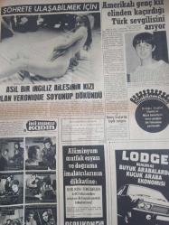 Son Haftalık Magazin ve Siyasi Aktüalite Gazetesi - 25 Mayıs 1968 - Şampiyon Fenerbahçe - İkarus Gezegeni Dünya'ya Çarpacak - Güzeller deniz mevsimini açtı - Zuhal Aktan - Şule Ekşigil - Mine Hanzade - Kaleci Özcan ağladı - İzmir sebze ve meyve hali tamamen yandı - Soğuk Gece fotoromanı - Emine Bacıya Göre - Kabus Kasabası - İki Ruhlu Kadın fotoromanı - Amerikalı genç kız elinden kaçırdığı Türk sevgilisini arıyor - Asil bir İngiliz ailesinin kızı olan Veronique soyunup dökündü - Modern Halı Reklamı - Türkan Şoray - ''Vallahi Bu Adam Aklını Oynatmış'' dedim - Kızlarla arkadaşlık edebilmek için - Anne olmayı ister misiniz? - Mesut bir yuva kurmak fotoğraf ve haberi - Gazete Tam Değildir Sadece 4 Sayfası Mevcuttur