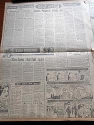 Vatan Gazetesi - 14 Haziran 1960 - Ahmed Emin Yalman Köşe Yazısı - Yatırımlardan Kalan Borç 7 Milyara Yakın - 41 Firma Demokrat Parti'ye 3,5 Milyona Yakın Teberrü Yapmış - Ankara Belediyesi'nin Açığı 122,5 Milyon Lira - Yassıadada Günler Nasıl Geçiyor Yazan Celalettin Çetin - Fevzi Lütfü Karaosmanoğlu Köşe Yazısı - Sabıkların Muhakemesi Kısa Zamanda Başlayacak - Cemal Gürsel'in Ethem Menderes'e Yazdığı Mektup Açıklandı - İnsan Bir Yerde Bellidir Yazan Mehmet Seyda Yazı Dizisi - Harbiye Orduevi Önündeki Eski Atatürk Heykeli - Üniversite Avlusunda Hürriyet Meydan Muharebesi - Özcan Ergüder - Akla Kara Yazan Emil Galip Sandalcı - Hazineye Bağışlar Hızla Devam ediyor - Kanlı Perşembe Yazan Sadun Tanju - Gece Gondolları Yazan Albert Jean Yazı Dizisi - Lüp Lüp Amca Çizgi Roman Ric - Tonton Agah Çizgi Roman Sade Yalçın - Üniversite Dün Açıldı - Futbol Federasyonu Heyeti Değişiyor - Zeki Ömer Defne Şiir Deniz Uyandı - Beşiktaş 3 Futbolcu İle Ön Anlaşma Yaptı - Cemal Gürsel Kupası Maçları