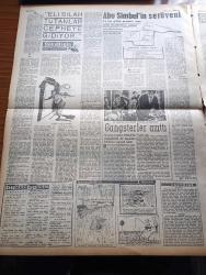 Vatan Gazetesi - 12 Eylül 1961 - Suya Hasret İstanbul Dün Yağmura Doydu - Seçim Tedbirleri Tesbit Ediliyor - Bende Su Geldi Fakat Musluktan Akmayacak - Maliye Bakanı Kemal Kurdaş Vergide İndirim Bir Deli Saçmasıdır - Yassıada Yüksek Adalet Divanı Başsavcısı Altay Ömer Egesel Adalet Bakanıyla Görüştü - NATO Manevraları Bugün Başlıyor - Beşiktaş'taki Tütün Deposu Dün Yandı - Gavurdağlı Fatma Serhan'ın Romanı Yazı Dizisi - Silahtarağa Sabotajcıları İçin Karar 19 Eylül'de Verilecek - Sakarya zaferinin Yıldönümünde Taymis Tuna Sakarya - Cerrahpaşa Üniversiteye Devrediliyor - Max Reinhard'ı Anma - Tunus Fransız Esir Mübadelesi - Oktay Akbal Köşe Yazısı - Kanada NATO'daki Askeri Kuvvetini 2000 Kişi Arttırdı - Doludizgin Samim Kocagöz'ün Romanı - Abu Simbel'in Serüveni - Dünya Nelere Gülüyor Karikatür - Palermo'da Oynayan Metin Oktay İtalyan Basınında - Beşiktaş Sert Tedbirler Alacak - Fenerbahçe'de Fırtına'dan Evvelki Sükunet Var - Antrenör Kursu Dün Açıldı - Lig Puan Cetveli - Spor Toto