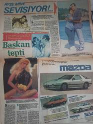 Şey Haftalık Aktüalite Sinema Tiyatro Müzik ve Magazin Gazetesi - 11 Ekim 1986 - Sayı:4 - Gazino mafyası bu kadının peşinde - Serpil Benay - Siyah Beyazlılar Hülya Avşar'a ateş püskürüyor - Mehmet Aşıcıoğlu - Hülya Avşar yeni bir erkek yaratıyor - Nazan Şoray ablasının rolünü özel hayatında ama pahalı oynuyor - Turan Çevik - Ercan Küçükkaya - Ayşe Mine - Bülent Bilgiç - Leyla Somer'in Yeni Foça Belediye Başkanını oyuna getirip yarattığı sansasyon ters işliyor - Ayşe Mine sevişiyor fotoğraf ve haberi - Gazete Tam Değildir Sadece 2 Sayfası Mevcuttur