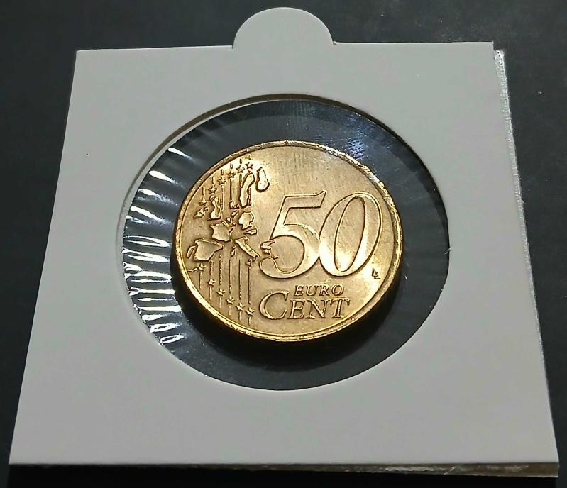 Efemera - 1999 Hollanda 50 Euro Cent Beatrıx Konıngın Yabancı