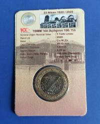 TBMM'NİN Açılışının 100 yılı 2020 Hatıra parası