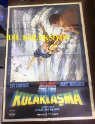 SON KUCAKLAŞMA (Last Embrace), 1979, ORİJİNAL SİNEMA FİLM ÇİZİM AFİŞİ / POSTERİ, - BÜYÜK BOY - ORİJİNAL - 100 X 68 cm EBADINDA - Original Turkish Big Size Movie Poster - Jonathan Demme, Murray Teigh Bloom, David Shaber, Roy Scheider, Janet Margolin, John Glover, Sam Levene, Charles Napier, Christopher Walken, Jacqueline Brookes, David Margulies, Andrew Duncan, Marcia Rodd, Gary Goetzman, ÖZEN FİLM, ÇİZER: ORHAN AKKAPLAN