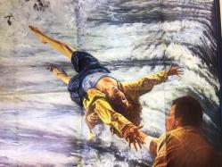 SON KUCAKLAŞMA (Last Embrace), 1979, ORİJİNAL SİNEMA FİLM ÇİZİM AFİŞİ / POSTERİ, - BÜYÜK BOY - ORİJİNAL - 100 X 68 cm EBADINDA - Original Turkish Big Size Movie Poster - Jonathan Demme, Murray Teigh Bloom, David Shaber, Roy Scheider, Janet Margolin, John Glover, Sam Levene, Charles Napier, Christopher Walken, Jacqueline Brookes, David Margulies, Andrew Duncan, Marcia Rodd, Gary Goetzman, ÖZEN FİLM, ÇİZER: ORHAN AKKAPLAN