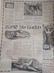 ABC Magazin Haftalık Aktüalite Sinema Tiyatro Müzik ve Magazin Gazetesi - Deniz Zorlu - Bedri Çapa - Özel Giray - Mehmet Beykont - Aytu Tamer - Nilgün Çiçek - Hamdi Şensöy - Şahap Koptagel - İrfan İnanç - Yıldızınız diyor ki - Bilmece Bulmaca Eğlence - Bundan Sonrası Ne Olacak - Mini Sosyete - Sedat Tuna - Gülriz Dilmaç - Ümit Yaşar Oğuzcan - Turhan Oğuzbaş - Nurhan Damcıoğlu - Ayfer Feray - Nisa Serezli - Ahmet Gülhan - Dirilen Kedi - Alfred Hitchcock - Zarif Bir Kadın - Sis daha da artmıştı genç kadın cesedi delikten aşağı itti - Suç Kimde - Nisan 1 - 6500 Paris'li Genç Johnny Hollday'ın konserini ahlar, oflar, çığlıklar arasında seyretti - Aşk Büyüsü - John Sawey - Ve Hülya Koçyiğit, Seman Özcan'ın rolünü elinden aldı - Ekrem Bora cele döndü - Ajda Pekkan nihayet araba aldı - Yıldız Tezcan'ın filmi - Türkan Şoray'a yine boyun eğdiler - Sevinç Pekin Yok oldu - Belgin Doruk Olayı - Murat Soydan, af dileyince Rüçhan Adlı insafa geldi - Gazete Tam Değildir Sadece 8 Sayfası Mevcuttur